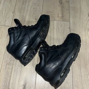 Nike Air Max Goadome Triple Black Noir 865031-009 Men's Size 10 Winter Boots